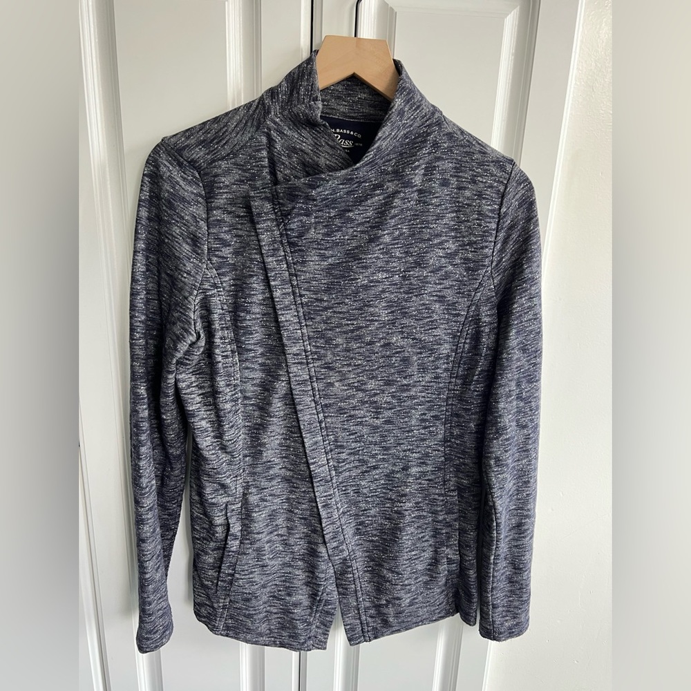 G.H. BASS & CO Women's Zip cardigan Medium